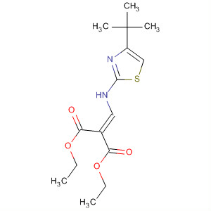 79932-34-6  Propanedioic acid,[[[4-(1,1-dimethylethyl)-2-thiazolyl]amino]methylene]-, diethyl ester