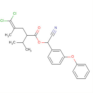 79995-03-2  4-Pentenoic acid, 5,5-dichloro-4-methyl-2-(1-methylethyl)-,cyano(3-phenoxyphenyl)methyl ester