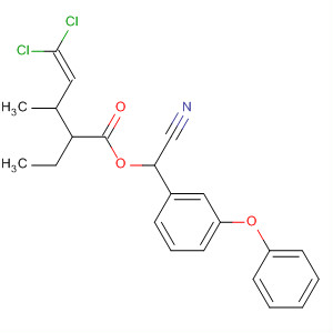 79995-08-7  4-Pentenoic acid, 5,5-dichloro-2-ethyl-3-methyl-,cyano(3-phenoxyphenyl)methyl ester