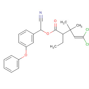 79995-09-8  4-Pentenoic acid, 5,5-dichloro-2-ethyl-3,3-dimethyl-,cyano(3-phenoxyphenyl)methyl ester