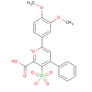 77953-10-7  Pyrylium, 2-carboxy-6-(3,4-dimethoxyphenyl)-4-phenyl-, perchlorate 77953-10-7  Pyrylium, 2-carboxy-6-(3,4-dimethoxyphenyl)-4-phenyl-, perchlorate