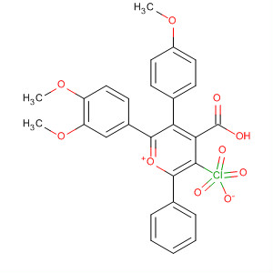 77953-38-9  Pyrylium,4-carboxy-2-(3,4-dimethoxyphenyl)-3-(4-methoxyphenyl)-6-phenyl-,perchlorate 77953-38-9  Pyrylium,4-carboxy-2-(3,4-dimethoxyphenyl)-3-(4-methoxyphenyl)-6-phenyl-,perchlorate