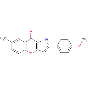 77960-08-8  [1]Benzopyrano[3,2-b]pyrrol-9(1H)-one, 2-(4-methoxyphenyl)-7-methyl-