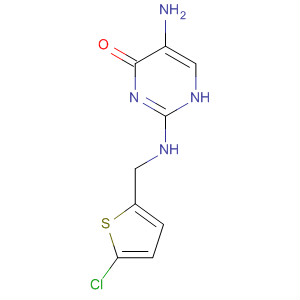 77961-44-5  4(1H)-Pyrimidinone, 5-amino-2-[[(5-chloro-2-thienyl)methyl]amino]-