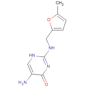 77961-47-8  4(1H)-Pyrimidinone, 5-amino-2-[[(5-methyl-2-furanyl)methyl]amino]-