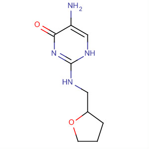 77961-48-9  4(1H)-Pyrimidinone, 5-amino-2-[[(tetrahydro-2-furanyl)methyl]amino]-
