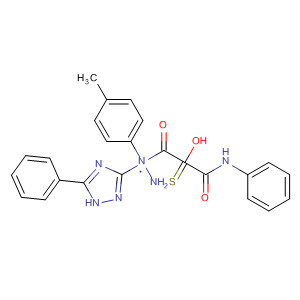 780039-54-5  Ethanethioic acid, oxo(phenylamino)-,2-(4-methylphenyl)-2-(5-phenyl-1H-1,2,4-triazol-3-yl)hydrazide