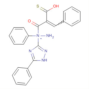 780039-56-7  2-Propenethioic acid, 3-phenyl-,2-phenyl-2-(5-phenyl-1H-1,2,4-triazol-3-yl)hydrazide