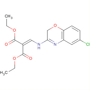 78025-31-7  Propanedioic acid,[[(6-chloro-2H-1,4-benzoxazin-3-yl)amino]methylene]-, diethyl ester