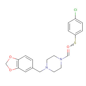 78031-43-3  Piperazine,1-(1,3-benzodioxol-5-ylmethyl)-4-[(4-chlorophenyl)thioxomethyl]-