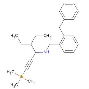 780782-31-2  Benzenemethanamine,N-[2-ethyl-1-[(trimethylsilyl)ethynyl]butyl]-N-(phenylmethyl)-
