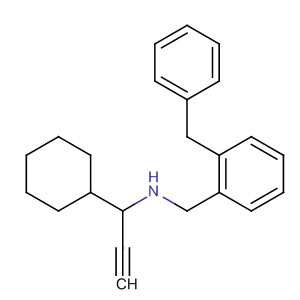 780782-36-7  Benzenemethanamine, N-(1-cyclohexyl-2-propynyl)-N-(phenylmethyl)-