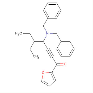780782-44-7  2-Heptyn-1-one, 4-[bis(phenylmethyl)amino]-5-ethyl-1-(2-furanyl)-