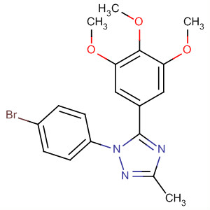 78132-05-5  1H-1,2,4-Triazole,1-(4-bromophenyl)-3-methyl-5-(3,4,5-trimethoxyphenyl)-