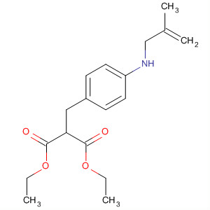 78136-60-4  Propanedioic acid, [[4-[(2-methyl-2-propenyl)amino]phenyl]methyl]-,diethyl ester