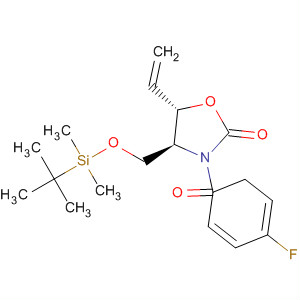 781636-53-1  2-Oxazolidinone,4-[[[(1,1-dimethylethyl)dimethylsilyl]oxy]methyl]-5-ethenyl-3-(4-fluorobenzoyl)-, (4S,5S)-