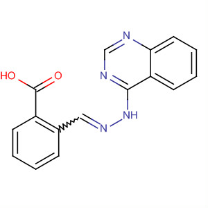 781656-27-7  Benzoic acid, 2-[(4-quinazolinylhydrazono)methyl]-