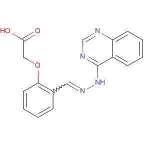 781656-30-2  Acetic acid, [2-[(4-quinazolinylhydrazono)methyl]phenoxy]-