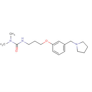 78188-74-6  Urea, N,N-dimethyl-N'-[3-[3-(1-pyrrolidinylmethyl)phenoxy]propyl]-