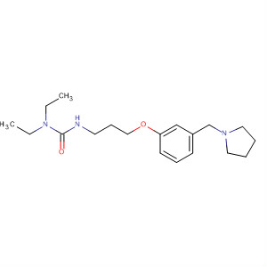 78188-75-7  Urea, N,N-diethyl-N'-[3-[3-(1-pyrrolidinylmethyl)phenoxy]propyl]-