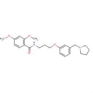 78189-08-9  Benzamide,2,4-dimethoxy-N-[3-[3-(1-pyrrolidinylmethyl)phenoxy]propyl]-