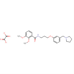 78189-69-2  Benzamide,2,3-dimethoxy-N-[3-[3-(1-pyrrolidinylmethyl)phenoxy]propyl]-,ethanedioate (1:1)