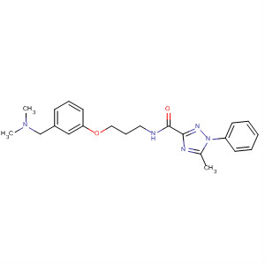 78189-93-2  1H-1,2,4-Triazole-3-carboxamide,N-[3-[3-[(dimethylamino)methyl]phenoxy]propyl]-5-methyl-1-phenyl-