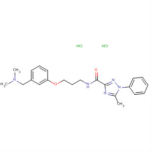 78190-28-0  1H-1,2,4-Triazole-3-carboxamide,N-[3-[3-[(dimethylamino)methyl]phenoxy]propyl]-5-methyl-1-phenyl-,dihydrochloride