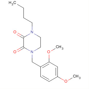 78201-61-3  2,3-Piperazinedione, 1-butyl-4-[(2,4-dimethoxyphenyl)methyl]-