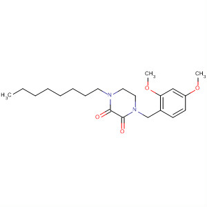 78201-62-4  2,3-Piperazinedione, 1-[(2,4-dimethoxyphenyl)methyl]-4-octyl-