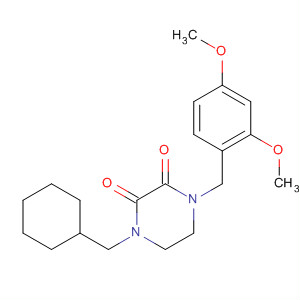 78201-64-6  2,3-Piperazinedione,1-(cyclohexylmethyl)-4-[(2,4-dimethoxyphenyl)methyl]-