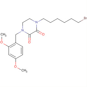 78201-66-8  2,3-Piperazinedione,1-(6-bromohexyl)-4-[(2,4-dimethoxyphenyl)methyl]-