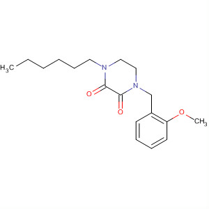 78201-73-7  2,3-Piperazinedione, 1-hexyl-4-[(2-methoxyphenyl)methyl]-