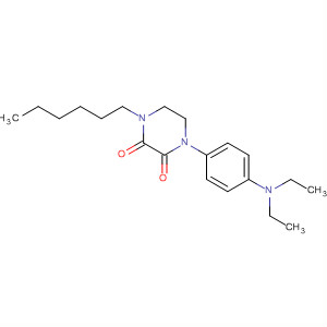 78201-85-1  2,3-Piperazinedione, 1-[4-(diethylamino)phenyl]-4-hexyl-