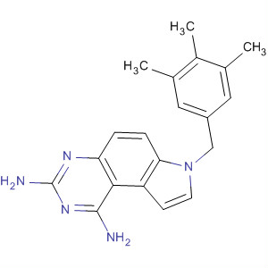 78208-76-1  7H-Pyrrolo[3,2-f]quinazoline-1,3-diamine,7-[(3,4,5-trimethylphenyl)methyl]-