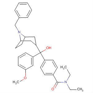 782450-42-4  Benzamide,N,N-diethyl-4-[hydroxy(3-methoxyphenyl)[8-(phenylmethyl)-8-azabicyclo[3.2.1]oct-3-yl]methyl]-