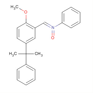 782461-17-0  Benzenamine,N-[[2-methoxy-5-(1-methyl-1-phenylethyl)phenyl]methylene]-, N-oxide