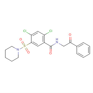 782470-14-8  Benzamide,2,4-dichloro-N-(2-oxo-2-phenylethyl)-5-(1-piperidinylsulfonyl)-