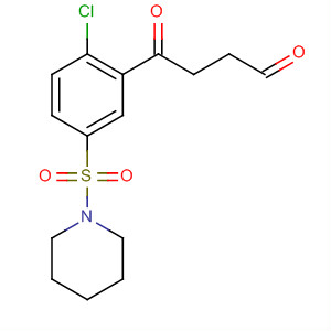 782471-01-6  Piperidine, 1-[[4-chloro-3-(1,4-dioxobutyl)phenyl]sulfonyl]-