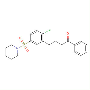 782471-09-4  Piperidine, 1-[[4-chloro-3-(4-oxo-4-phenylbutyl)phenyl]sulfonyl]-