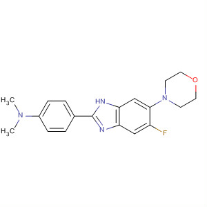782491-48-9  Benzenamine,4-[5-fluoro-6-(4-morpholinyl)-1H-benzimidazol-2-yl]-N,N-dimethyl-