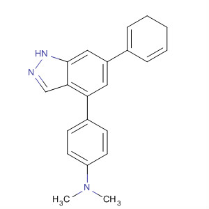 78288-10-5  Benzenamine, 4-(4,5-dihydro-6-phenyl-1H-indazol-4-yl)-N,N-dimethyl-