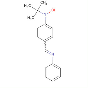 78375-81-2  Benzenamine, N-(1,1-dimethylethyl)-N-hydroxy-4-[(phenylimino)methyl]-