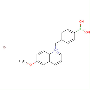 784146-26-5  Quinolinium, 1-[(4-boronophenyl)methyl]-6-methoxy-, bromide