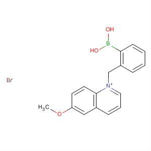 784146-28-7  Quinolinium, 1-[(2-boronophenyl)methyl]-6-methoxy-, bromide