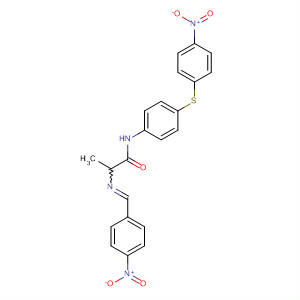 78428-33-8  Propanamide,2-[[(4-nitrophenyl)methylene]amino]-N-[4-[(4-nitrophenyl)thio]phenyl]-