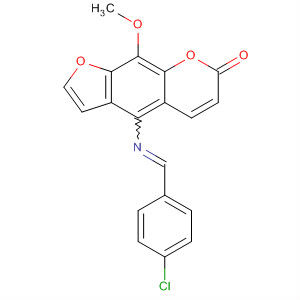 78439-76-6  7H-Furo[3,2-g][1]benzopyran-7-one,4-[[(4-chlorophenyl)methylene]amino]-9-methoxy-