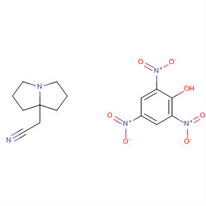 78449-82-8  1H-Pyrrolizine-7a(5H)-acetonitrile, tetrahydro-, compd. with2,4,6-trinitrophenol (1:1)