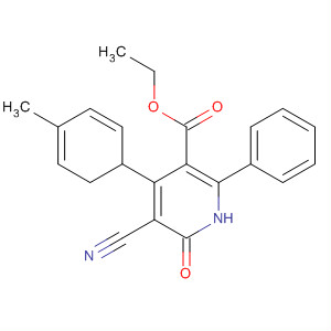 78482-18-5  3-Pyridinecarboxylic acid,5-cyano-1,6-dihydro-4-(4-methylphenyl)-6-oxo-2-phenyl-, ethyl ester