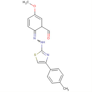 78559-90-7  Benzaldehyde, 4-methoxy-, [4-(4-methylphenyl)-2-thiazolyl]hydrazone